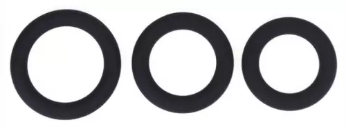Set van 3 siliconen cockrings – 1/5