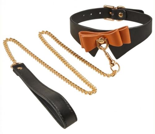 Butler Black and Brown Collar and Leash
