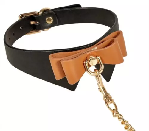 Halsband und Leine Butler Schwarz und Braun – 2/7