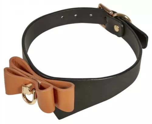 Halsband und Leine Butler Schwarz und Braun – 3/7