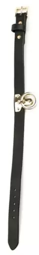 Halsband und Leine Kunstleder SCLAVE Schwarz – 2/2