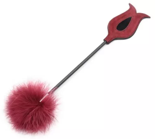 Reitgerte-Federbürste Victoria Lila 43cm – 3/6