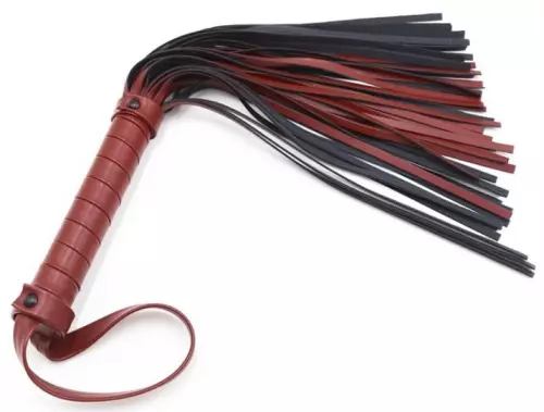 Peitsche Flirting Schwarz und Rot 40cm – 2/6