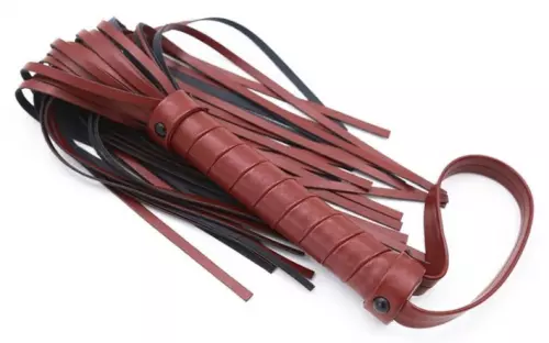 Peitsche Flirting Schwarz und Rot 40cm – 6/6