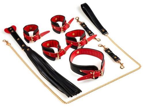 Naughty BDSM Set Black-Red