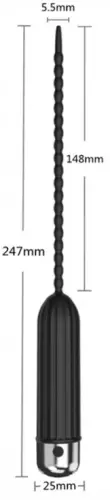 Vibrierende Harnröhrenstab Thread 15cm - Durchmesser 5mm – 7/7
