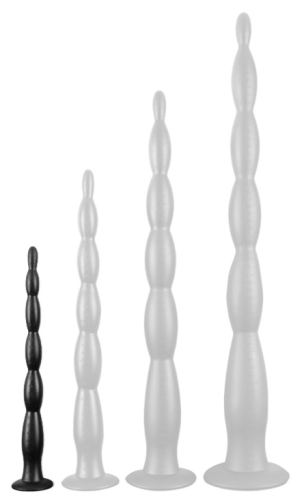 Scale Beads S Dildo 30 x 3cm Black