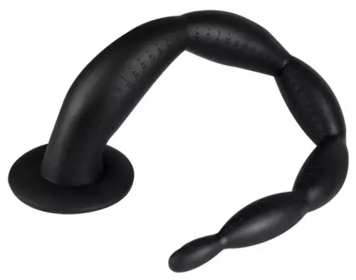 Scale Beads L Long Dildo 50 x 5cm Black – 2/3