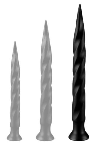 Long Tail L Dildo 50 x 5cm Black