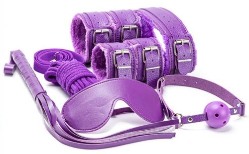 BDSM Set 7 Pieces Wicked Purple