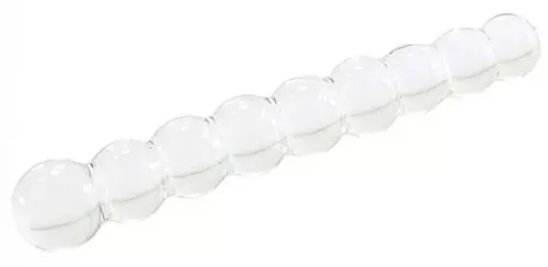 Glass Dildo SNOWBALL 12.6 x 2cm – 3/4
