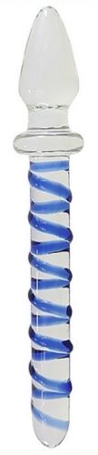 Double Scepter Glass Plug 20.2 x 3cm