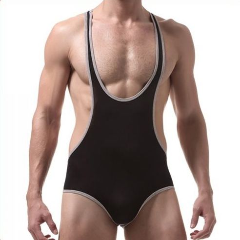 Body Singlet Fin Black-White