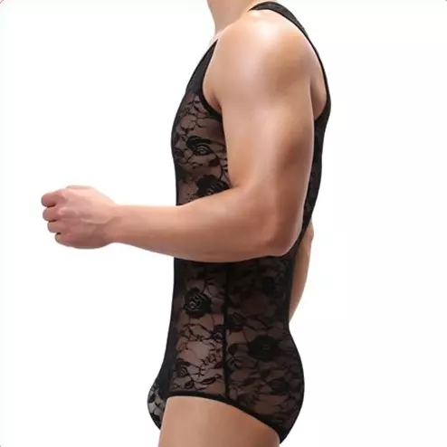 Spitzencombi TEDDY Schwarz – 3/4