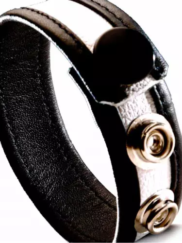 Cockring Leder Weiß – 2/4