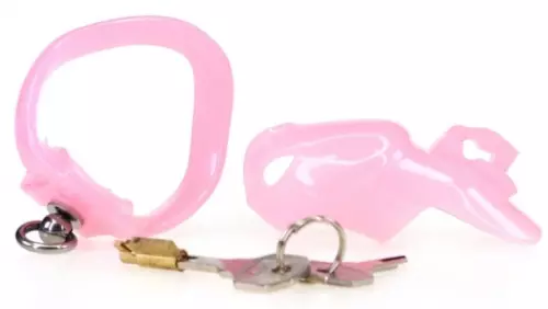Keuschheitskäfig Stop This 9 x 3cm Rosa – 7/7