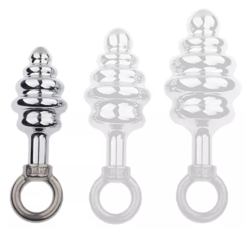 Metall-Plug mit Ring Butt Pal 6 x 2,8cm – 1/3