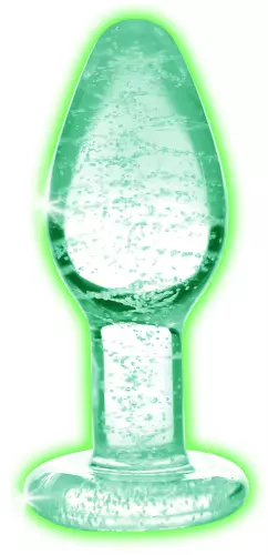 Glasanalpfropfen phosphoreszierend Glow S 7 x 2.8cm – 1/6