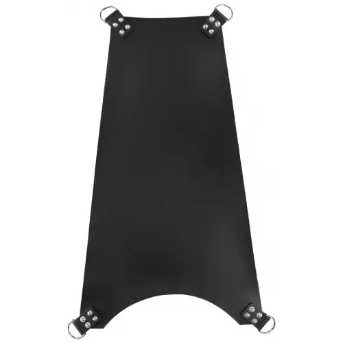 Sling aus Leder 4 Punkte Tailored Schwarz – 1/4