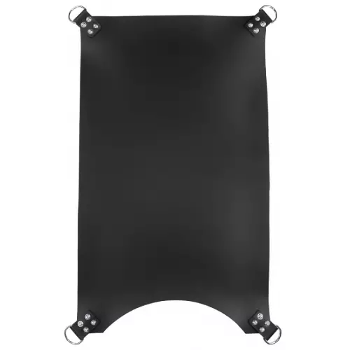Sling aus Leder 4 Punkte Schwarz – 1/4