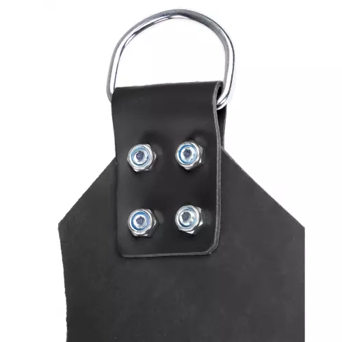 Sling aus Leder 4 Punkte Schwarz – 2/4