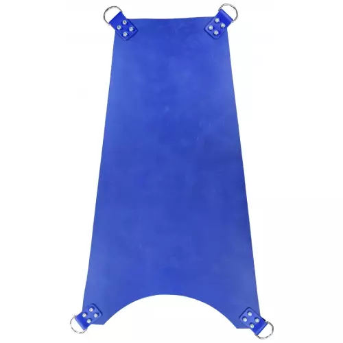 Sling aus Leder 4 Punkte Tailored Blau – 4/4