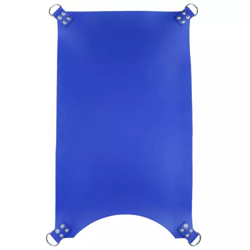 Sling aus Leder 4 Punkte Blau – 1/4
