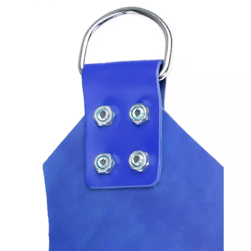 Sling aus Leder 4 Punkte Blau – 3/4