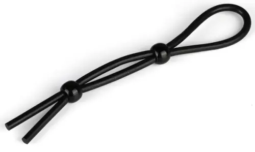 Verstellbarer Cockring Double Schwarz – 1/12