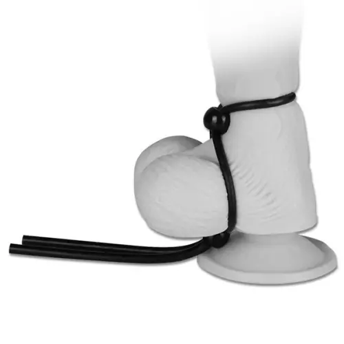 Verstellbarer Cockring Double Schwarz – 3/12