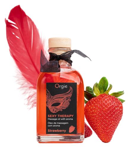 Sexy Therapy Strawberry Kissable Massage Oil 100ml