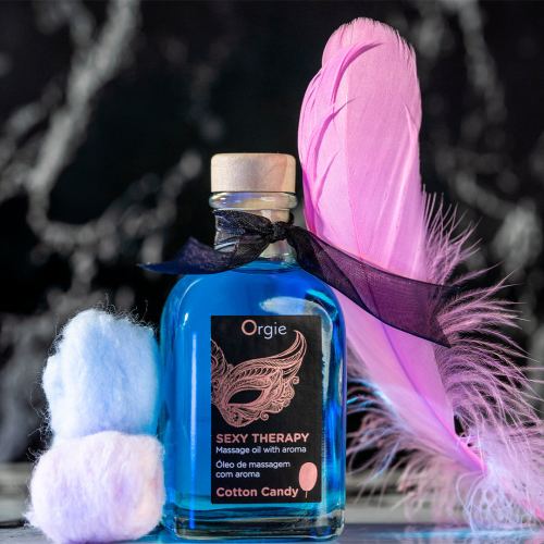 SEXY THERAPY Candy Floss Kissable Massage Oil 100ml
