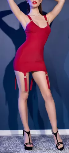 Kleid Quincy - Rot – 4/5