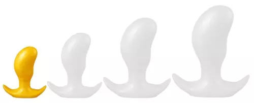Analplugs Bean S 10 x 4,5cm Gelb – 1/5
