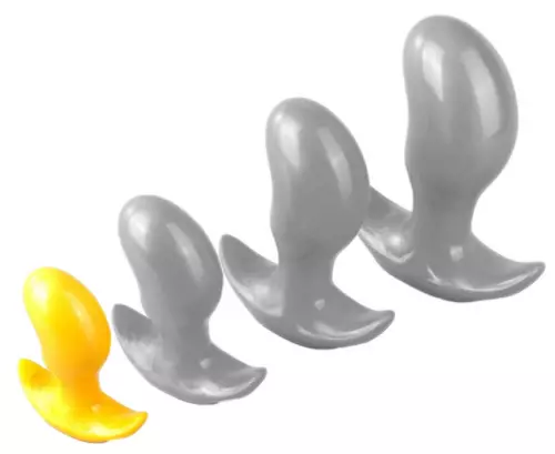 Analplugs Bean S 10 x 4,5cm Gelb – 5/5