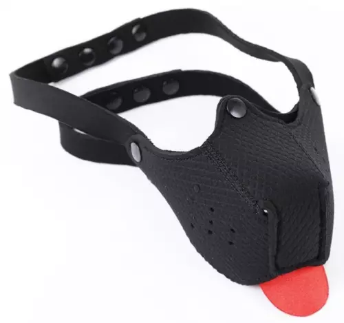 Schnauze Zunge Neopren Puppy Schwarz – 2/2