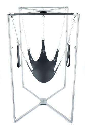 Sling Kit Leather 5-Point Black Frame Grey