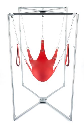 Sling Kit Leather 5-Point Red Frame Grey