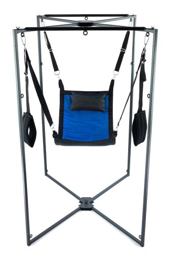Sling Kit Fabric Square Blue-Black Frame Black