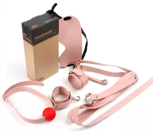 BDSM Einsteigerset Obedience 4 Teile Rosa – 2/2