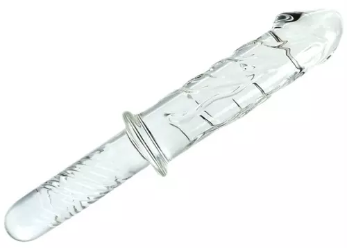 Dildo Griff aus Glas ICE KING 16,5 x 5,2cm – 2/3