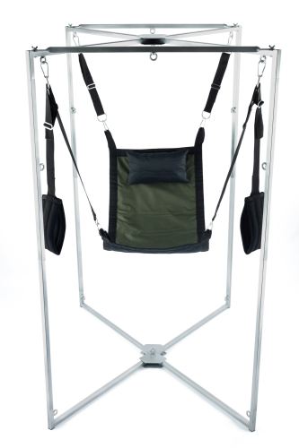 Sling Kit Fabric Square Khaki-Black Frame Grey