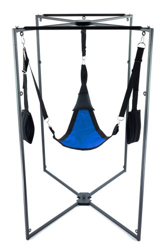 Sling Kit Fabric Triangle Blue-Black Frame Black