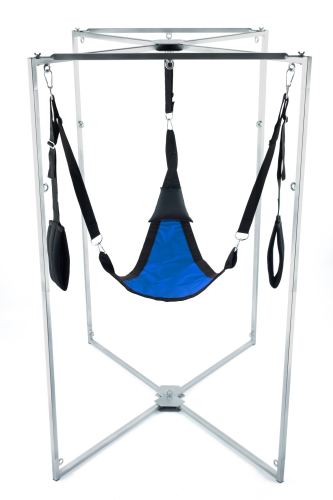Sling Kit Fabric Triangle Blue-Black Frame Grey