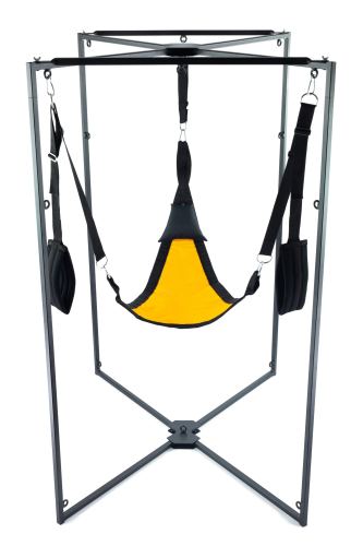 Sling Kit Fabric Triangle Yellow-Black Frame Black