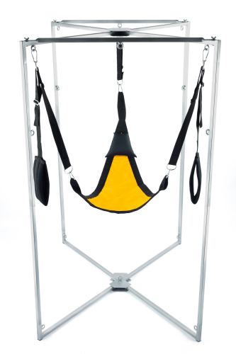 Sling Kit Fabric Triangle Yellow-Black Frame Grey