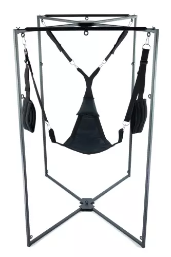 Sling-Set Stoff Dreieck Schwarz Gestell Schwarz – 2/2
