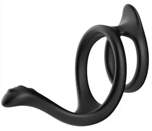 Doppelter Stimulationsring Silikon – 3/4
