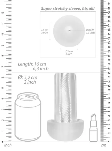 Penispumpe Masturbator Cyber Pump 22 x 6cm – 11/13