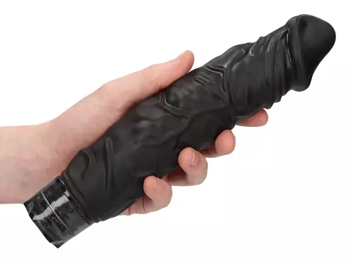 Realistic Vibrating Dildo 20 x 5cm Black – 4/6